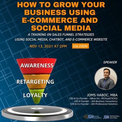 How to Grow Your Business Using E-Commerce And Social Media (Nov 13, 2021 at 2pm)